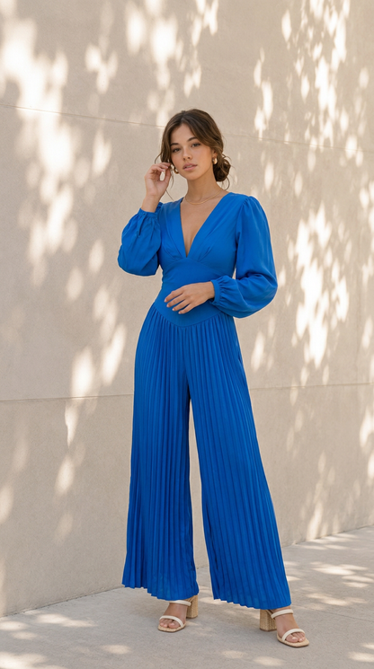 Adelina Pleated Jumpsuit