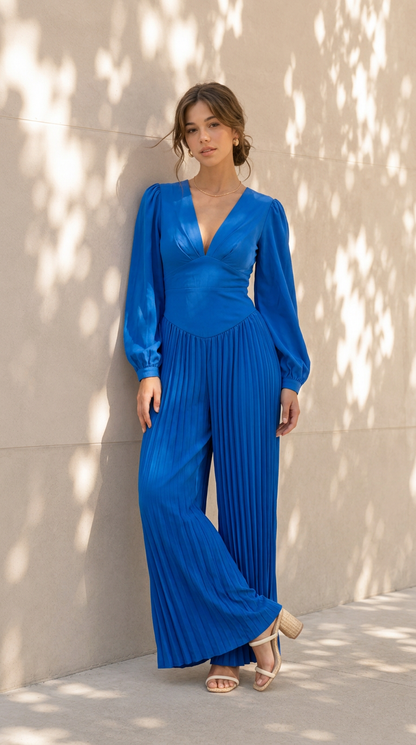 Adelina Pleated Jumpsuit
